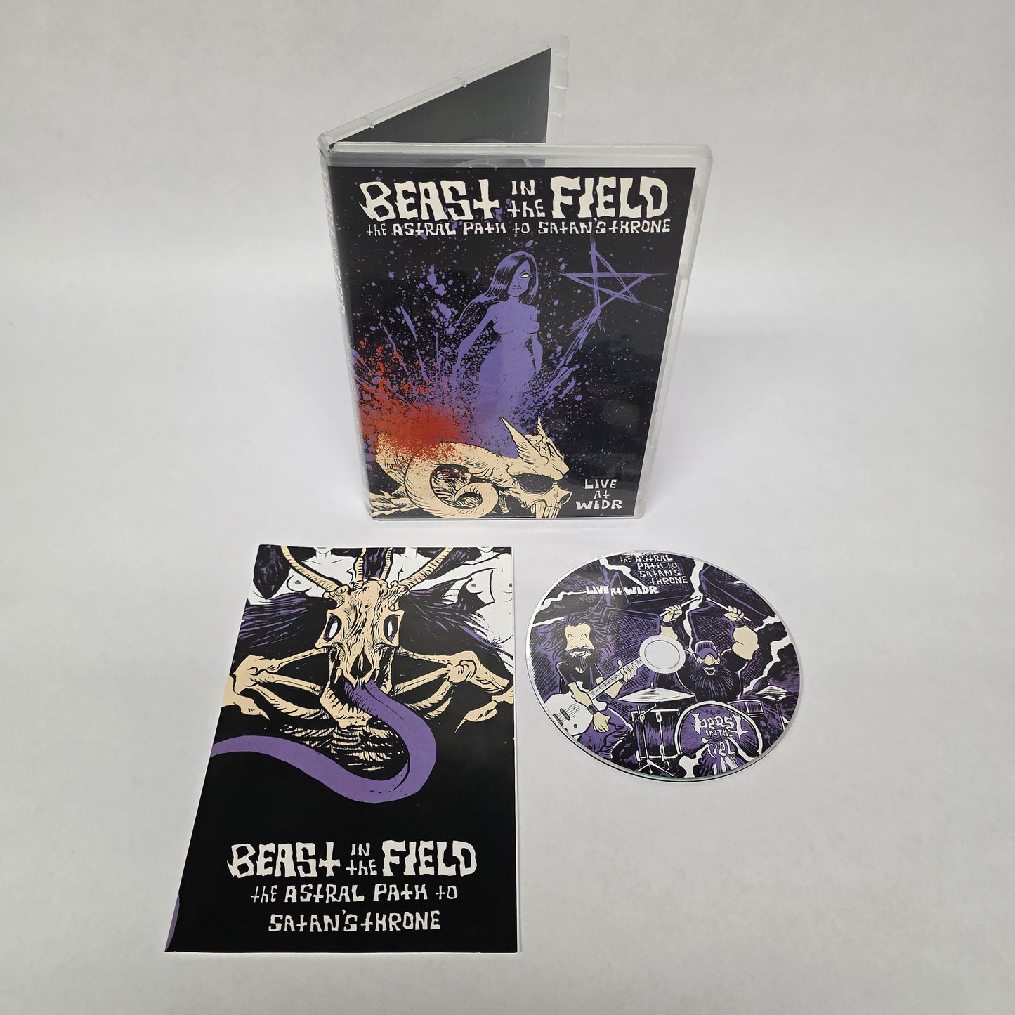 Beast In The Field 'The Astral Path To Satan's Throne' CD/Comic Book